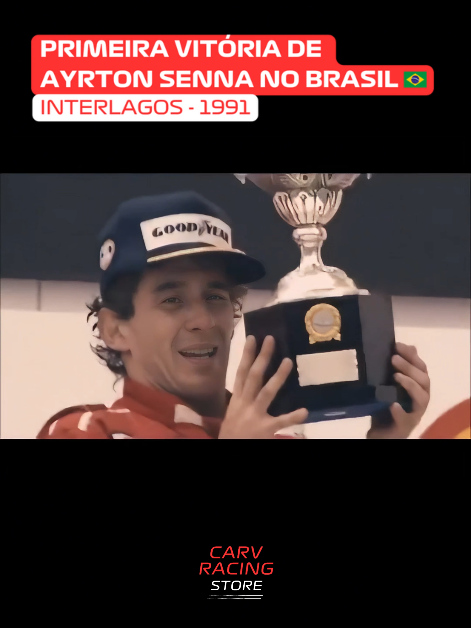 A corrida que virou história. O herói que virou lenda. Senna, Brasil… Interlagos 1991. 🏁🔥 #F1 #Formula1 #AyrtonSenna #Interlagos #CarvRacing