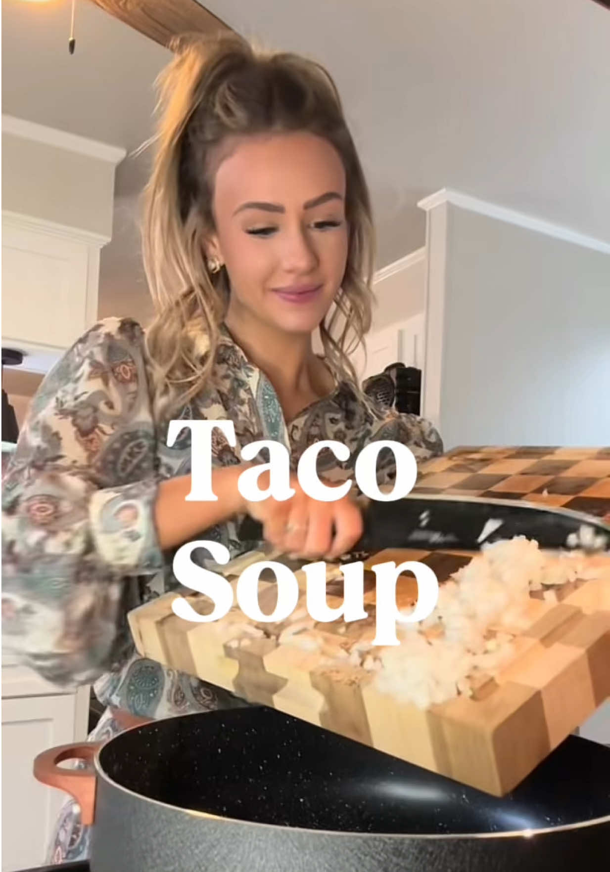 Taco soup kinda night 🌮❤️ comfort in a bowl!