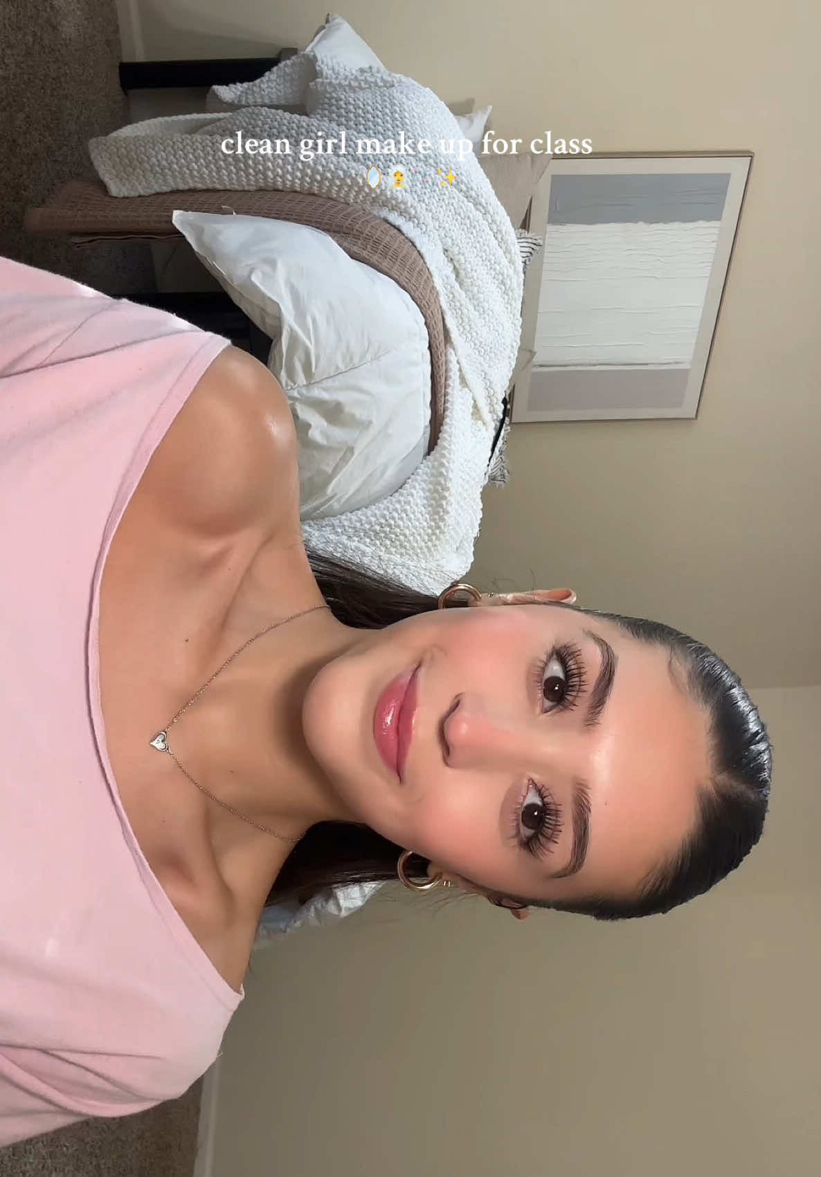 clean girl makeup 4 EVER!!!  should I do an in depth makeup routine? #cleangirlmakeup #makeup #makeuptutorial #cleangirllook #forthegirls  @rhode skin @Saie @LYS Beauty @Hourglass Cosmetics @Bloom Nutrition @Laura Mercier @Kosas @Tweezerman @Maybelline NY @Ulta Beauty @NYX Professional Makeup @Summer Fridays 