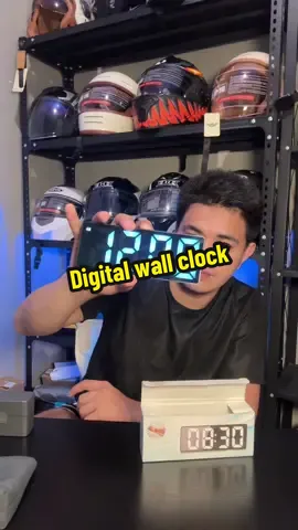 Finally may nahanap din na digital led light clock #digitalwallclock #digitalclock #digitalalarmclock #digitalclockledlight #ledwallclock 