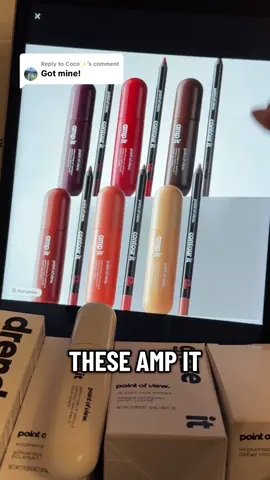 Replying to @Coco✨ @Point of View Beauty dThe brand new AMP it lip kits are HERE 6 new shades that include lip liners but some are gone already!!   #ampit #lipkit #tiktokshopcybermonday #tiktokshopcreatorpicks  #pointofview  