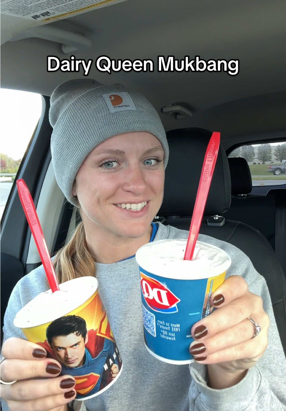 Dairy Queen new blizzards!! #dairyqueen #dq #blizzards #icecream #mukbangs 