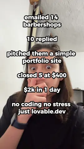 Lovable IS the method 😭💸 #ai #money #landingpage #howto #lovablepartner 