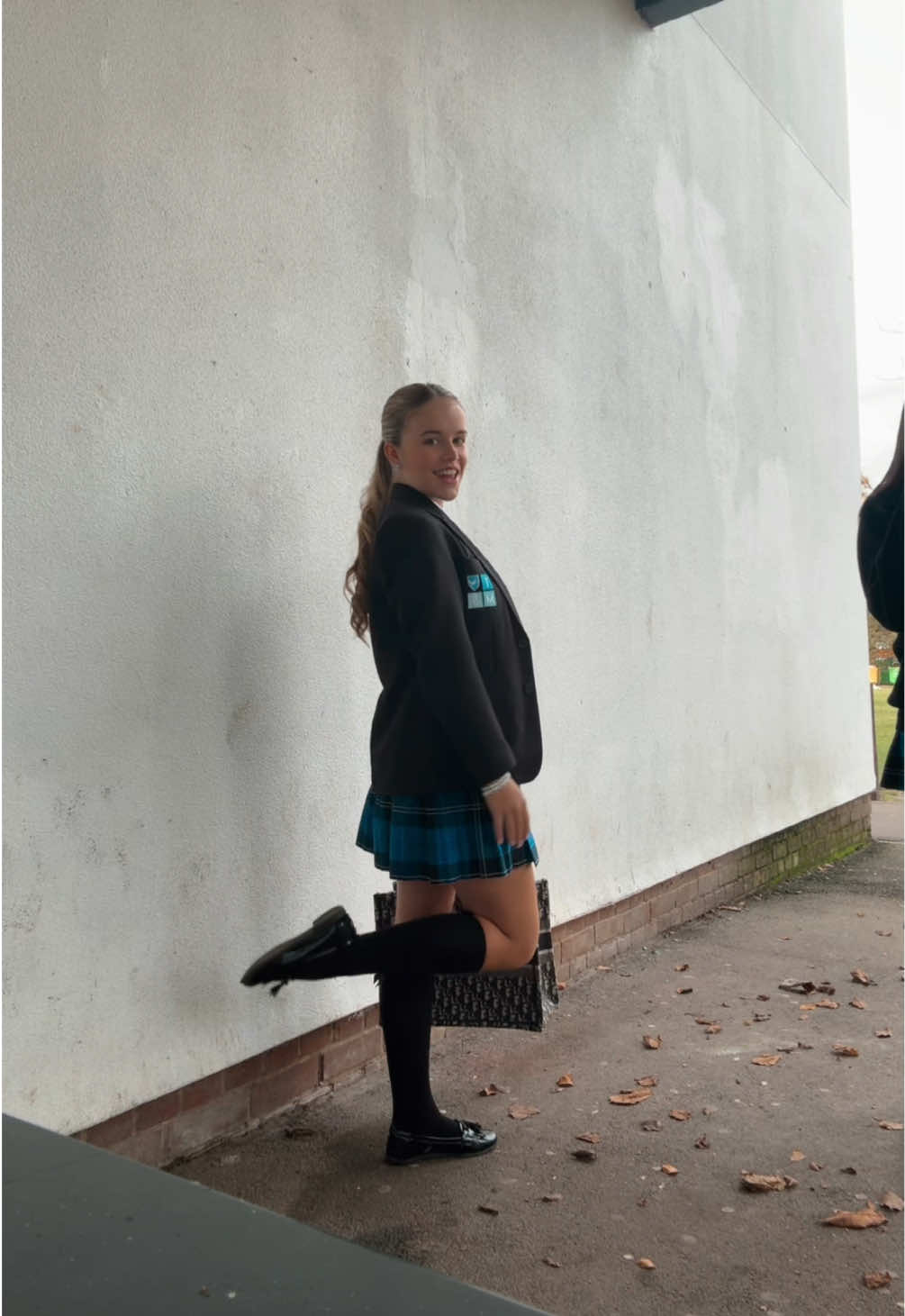 💙School one💙#britishgirls #schoolgirls #glamour #uniform #schooluniform @⠀  ︎ ︎⠀ ⠀ @lils🤍 