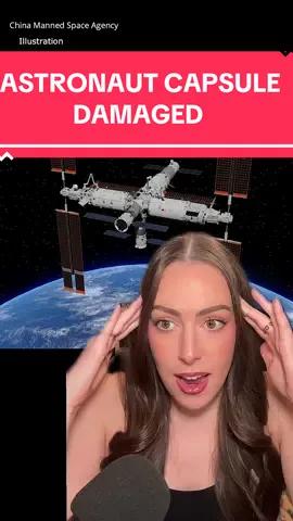 Nov 6, 2025: A capsule meant to carry three Chinese astronauts (Taikonauts) home from the Tiangong space station has been damaged by space debris #news #space #Astronomy #Science  