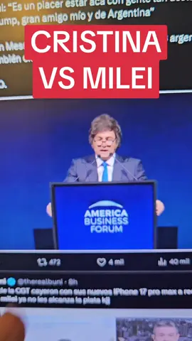 MILEI VS CRISTINA KIRCHNER: CAMBIO DE ÉPOCA