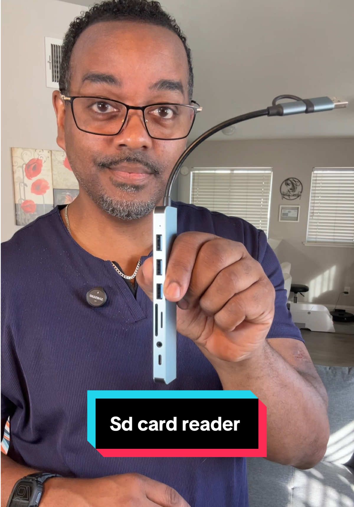 8 in 1 SD card reader #USBHub #LaptopAccessories #ComputerAccessories #TikTokShopBlackFriday 