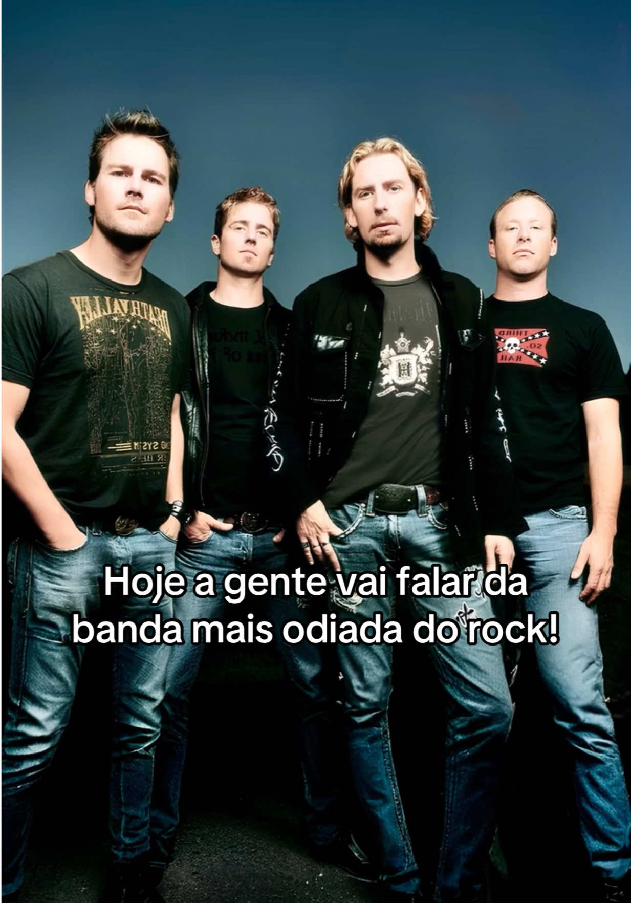 A banda mais odiada do rock o Nickelback! #nickelback #fy #rock #foryou #viralvideo 