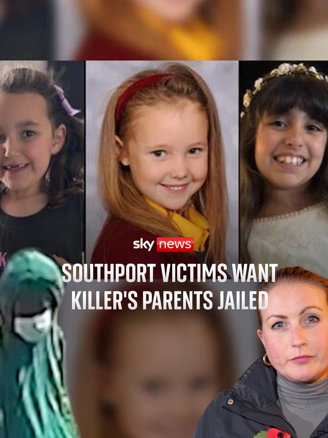 Families of the three girls who were murdered in the Southport attack want Axel Rudakubana's parents to be jailed for failing to stop him killing the girls, their lawyer has told Sky News. #SkyNews