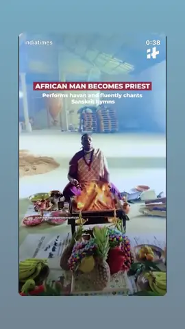 Vedic Priest Devarishi Das Asamoah #tiktokviralvideos #protection #africantiktok #fypviral #accraghana🇬🇭 