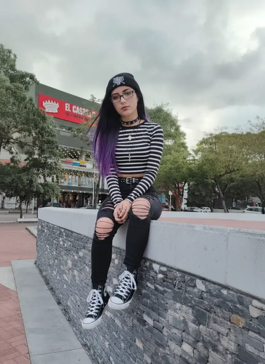 Tarde gris, mood oscuro, pero siempre con un toque de color 😈. Pista: ¡El 