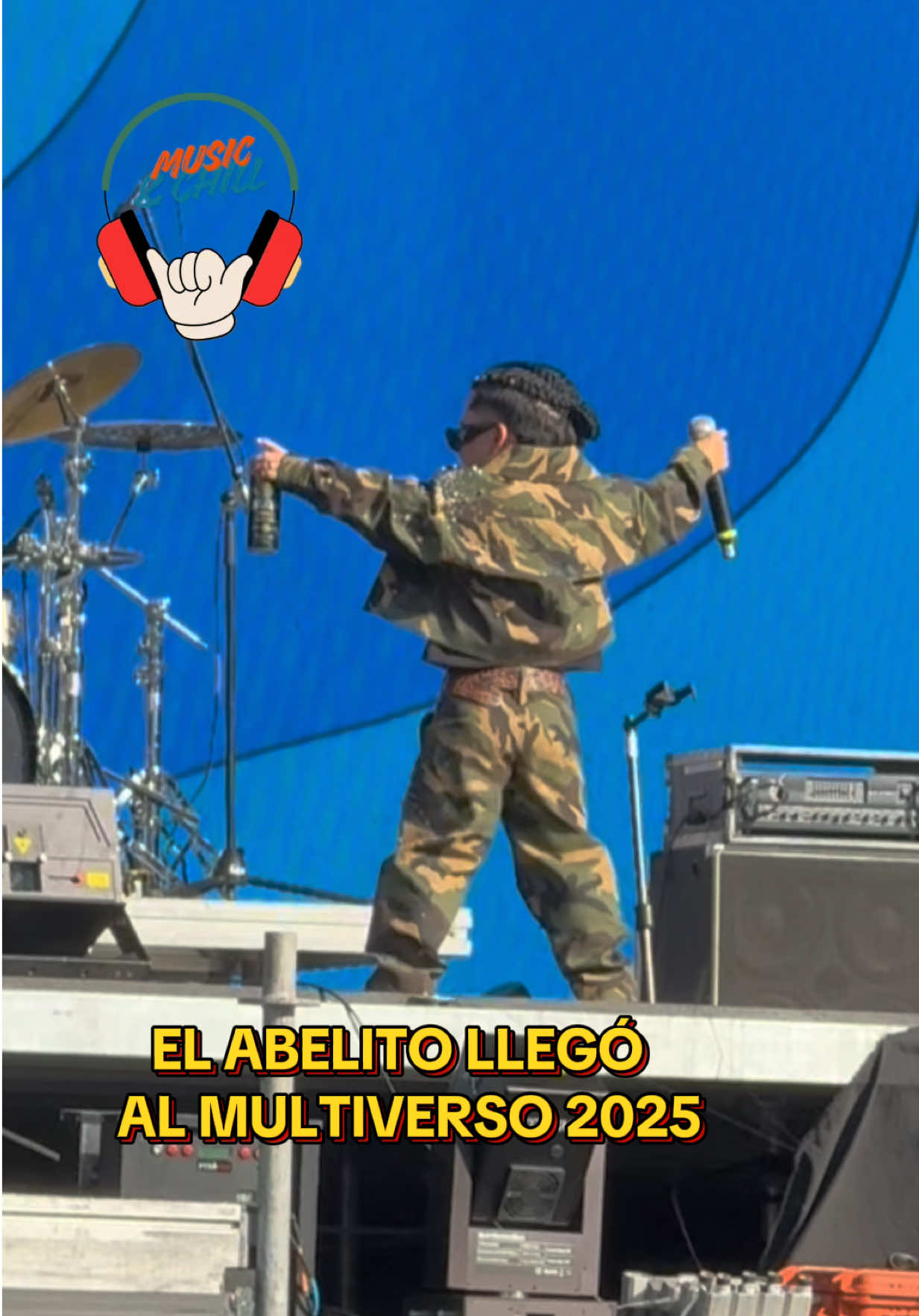 Arranca el multiverso 2025 y el abelito fue de los primeros en abrir este mega concierto 🔥  #abelito #aldodenigris #cdmx #concierto 