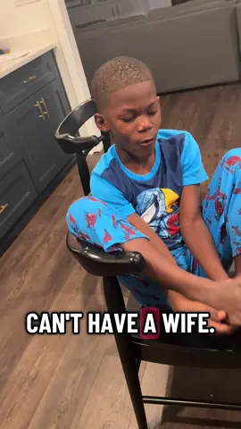 His uncle seems to think he has life figured out. 🤦🏾‍♀️#boymom #kidssaythedarnestthings 