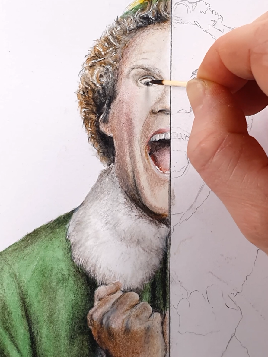Draw Elf Movie! #easy #drawing #art #tutorial #howtodraw #christmas #elf 