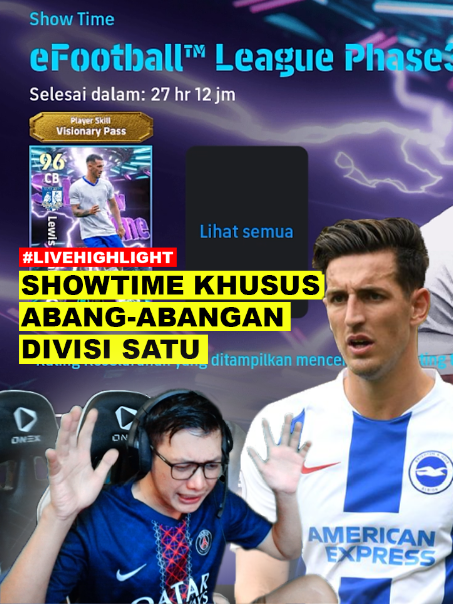 showtime ini yang punya hanya abang-abangan divisi 1 🤣🤣 #efootball #LIVEhighlights #showtime #lewisdunk 