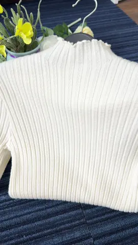 Áo len dệt kim dài tay nữ #aolen #aodetkim #aolendaitay #fashion #thoitrangnu 