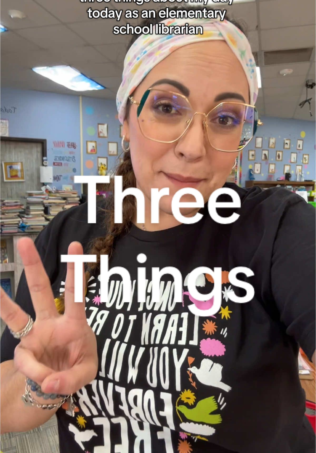 Here is your daily dose of child interactions to bring you some joy the same way they bring me so much joy! #threethings #schoollibrarian #librarytok #librarianlife #thingskidssay #67 