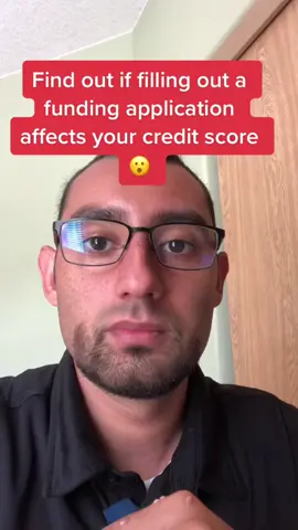 Credit score affected for filling out an application? #smallbusinessowner #blackbusinessmonth #businessowner #truckdrivers #funding