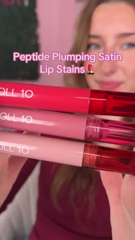 Lip Stains that HYDRATE💧🩷🩷 #doll10beauty #lipstain #cleanbrauty #matureskin 