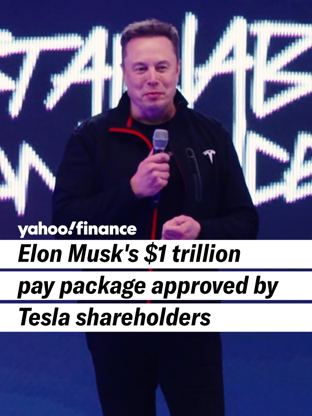 Elon Musk's $1 trillion pay package is approved by shareholders with 75% voting in favor. #tesla #elonmusk