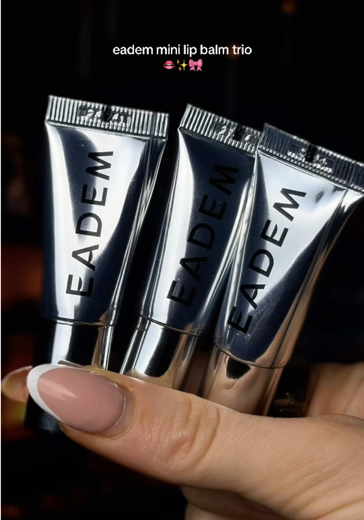 The best lip softening balms 🎀✨👄@EADEM #eadem #lechouchou #tiktokshopblackfriday #tiktokshopcreatorpicks #holidaygiftguide 