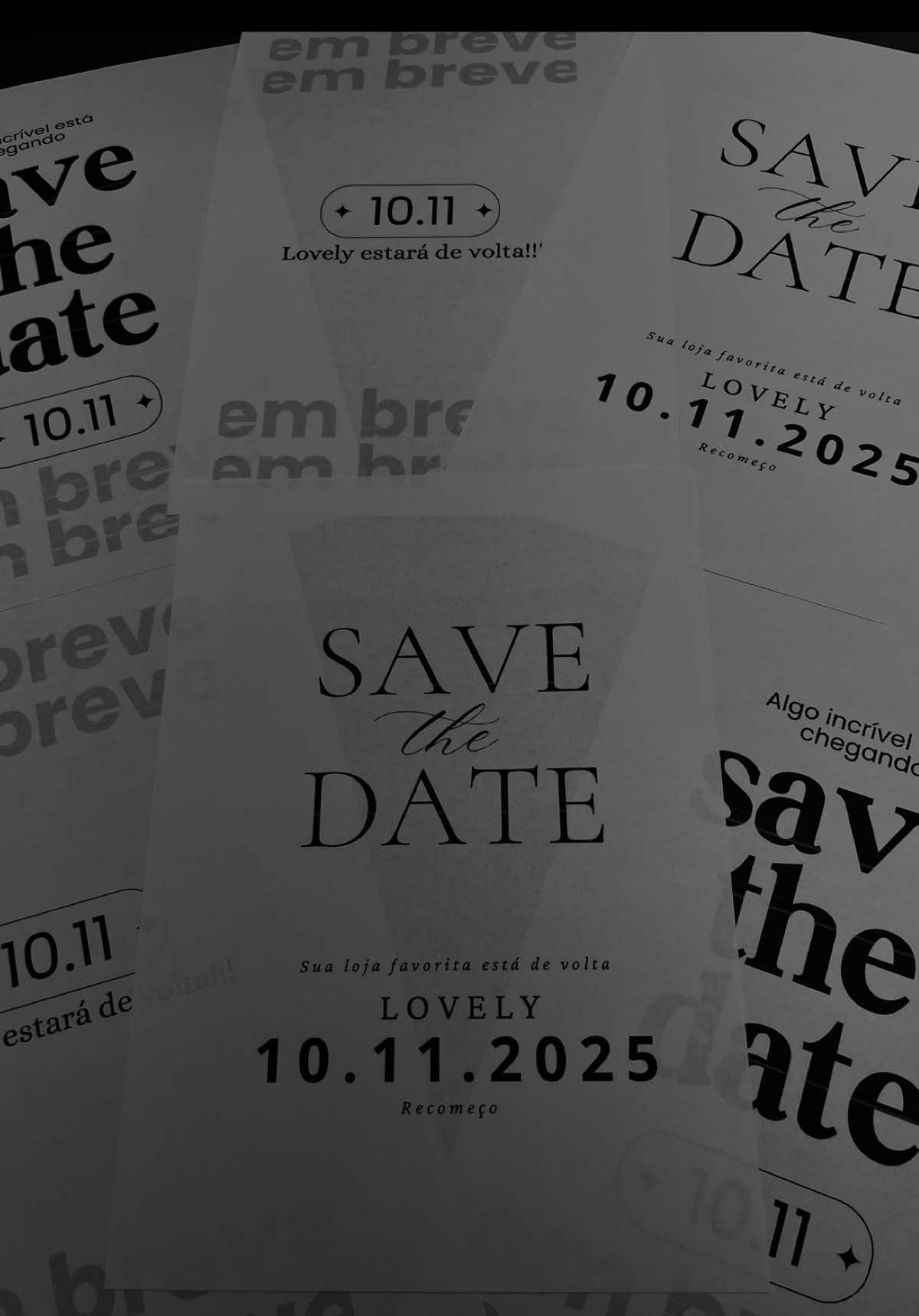 ✨ SAVE THE DATE — 10.11.2025 ✨ O recomeço está chegando… 💫 Depois de um tempo longe, a Lovely volta com uma nova essência, mas com o mesmo propósito: fazer você se sentir ainda mais linda, confiante e única. Prepare-se para viver uma nova fase da moda feminina — cheia de charme, elegância e amor em cada detalhe. 🤎Sua loja favorita está de volta. #Lovely #SaveTheDate #RecomeçoLovely #ModaFeminina #Elegância 