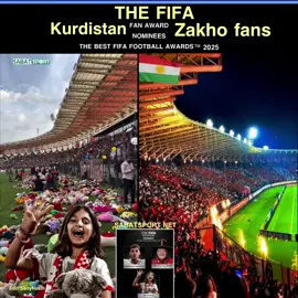 زاخۆ بەربژێرە بۆ بردنەوەی خەڵاتی باشترین هاندەرانی جیهان #zaxo #fans #sports #kurdistan #iraq 