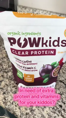 @PowKids Health coming in with an amazing protein powder for children! #childrenshealth #proteinpowder #healthy #organic #sahm 