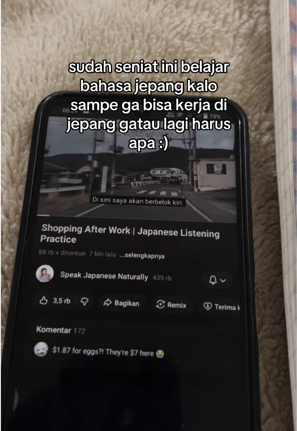 Bengkyouuuu!!#nihongobenkyou #日本語勉強しましょう📚 #gambatte💪💪 