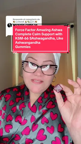 Respuesta a @💐La Dondi 🤱🏡👨‍👩‍👦‍👦🛒💐 Force Factor Amazing Ashwa Complete Calm Support with KSM-66 SAshwagandha, Like Ashwangandha Gummies to Promote Calm Relaxation with Magnesium & L-Theanine, Blueberry Pomegranate, 60 Soft Chews for stress relief #tiktokshopblackfriday #suplemento #aswa #forcefactor #forcefactorpartner 