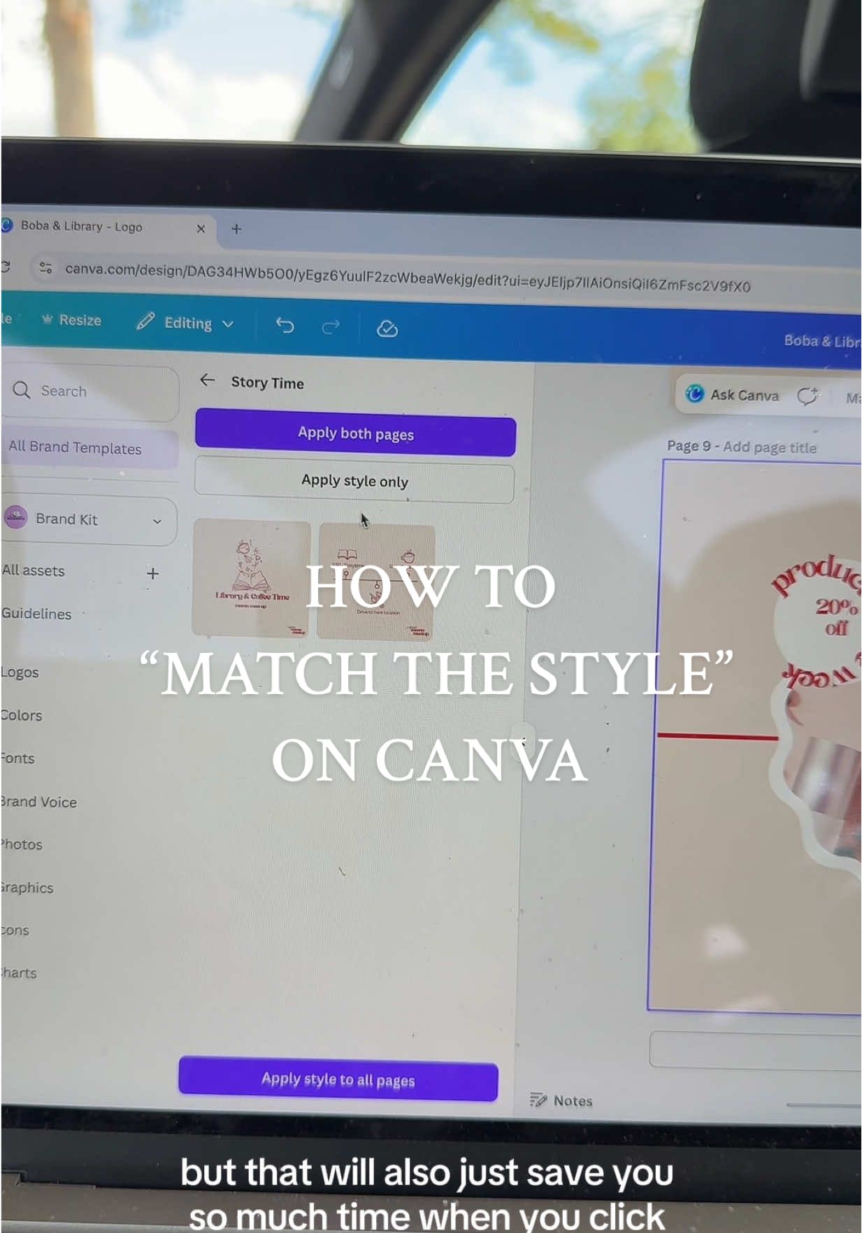 Replying to @Ike_a6 We love @Canva @CanvaForEducation !!!!! #canvatips #canvahacks #canvaforeducation #matchthestyle #brandkittips 