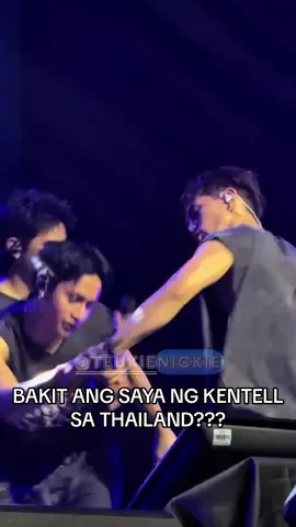 Their big smiles after their arms got twisted. Haha #Kentell #kentellverse  SB19 AMAZES THAILAND   #SB19 @SB19 Official  #SaWWorldTourBangkok #เอตินไทยแลน