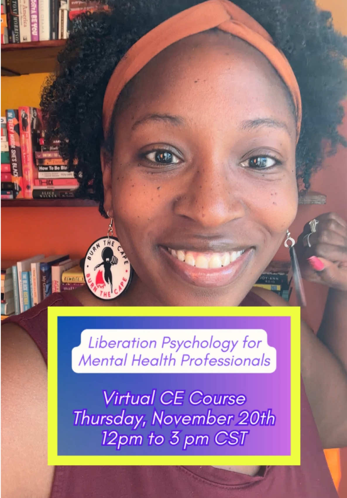 I am not interested in being a neutral therapist and I’ve never met a good therapist is neutral. Neutrality has always protected harm. I am here to protect humanity. Liberatory practice is not about comfort. It is about accountability, safety, and truth. If your training did not teach you how to do this, that is the system failing, not you. This is why I teach Liberation Psychology. We are building the version of mental health care that should have existed all along. Hope to see you at this months class on November 20th