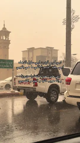 ‏جِعل يومي قبل يومك يا عزي وسندي🩶.