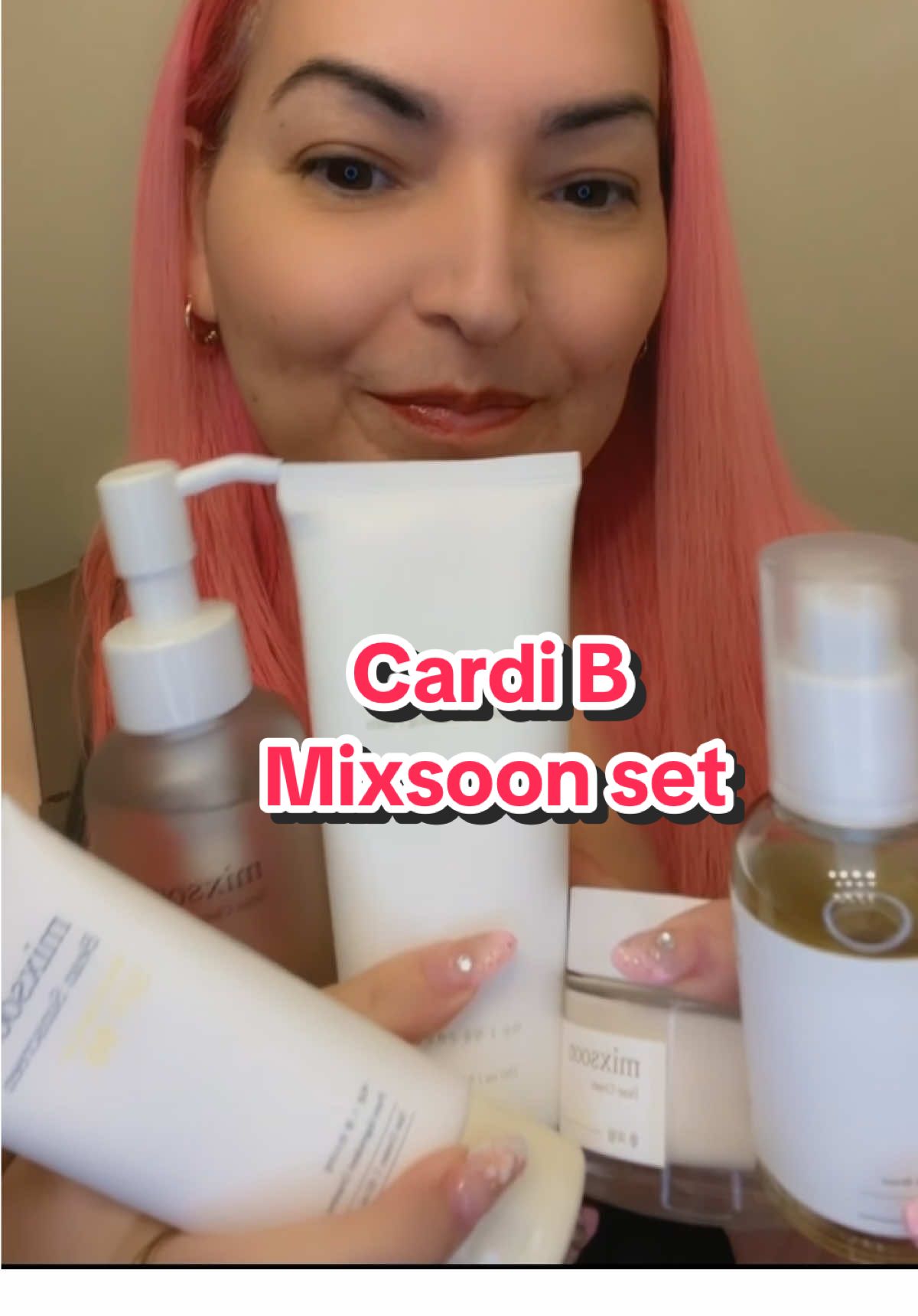 Cardi B Mixsoon Set!!! #tiktokshop #cardib #skincare #fyp #parati 