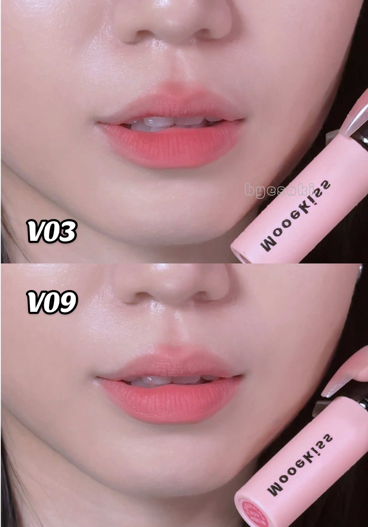 Mooekiss V03 Hồng đất ⚡️V09 Hồng nude 💕 chất mịn mướt che viền đỉnh nha #sonbunmooekiss #mooekiss  #mooekissvn  #mooekisslipmud  #sonbunmooekiss 