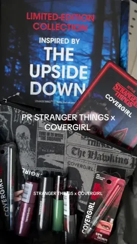 PR de @COVERGIRL en colaboración con @Stranger Things que me encantó!!!😭✨ #giftedbycovergirl #covergirl #strangerthings #netflix #latinacontentcreator 