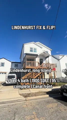 Coming Soon to Market! 🔥 95% Complete in Lindenhurst  Fully Renovated Waterfront Gem 🌊 1900 SQFT | 5 Bed | 4 Bath Price & Address Upon Request 💬 📲 (516) 738-8462 for more info #LindenhurstHomes #WaterfrontLiving #LongIslandRealEstate #ComingSoon 