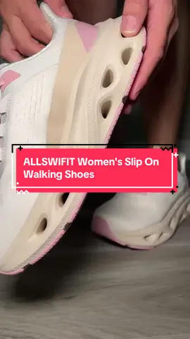 ALLSWIFIT Women's Slip On Walking Shoes #tiktokshopblackfriday #TikTokShopCreatorPicks #tiktokshopcybermonday #spotlightfinds #blackfridaydeals 