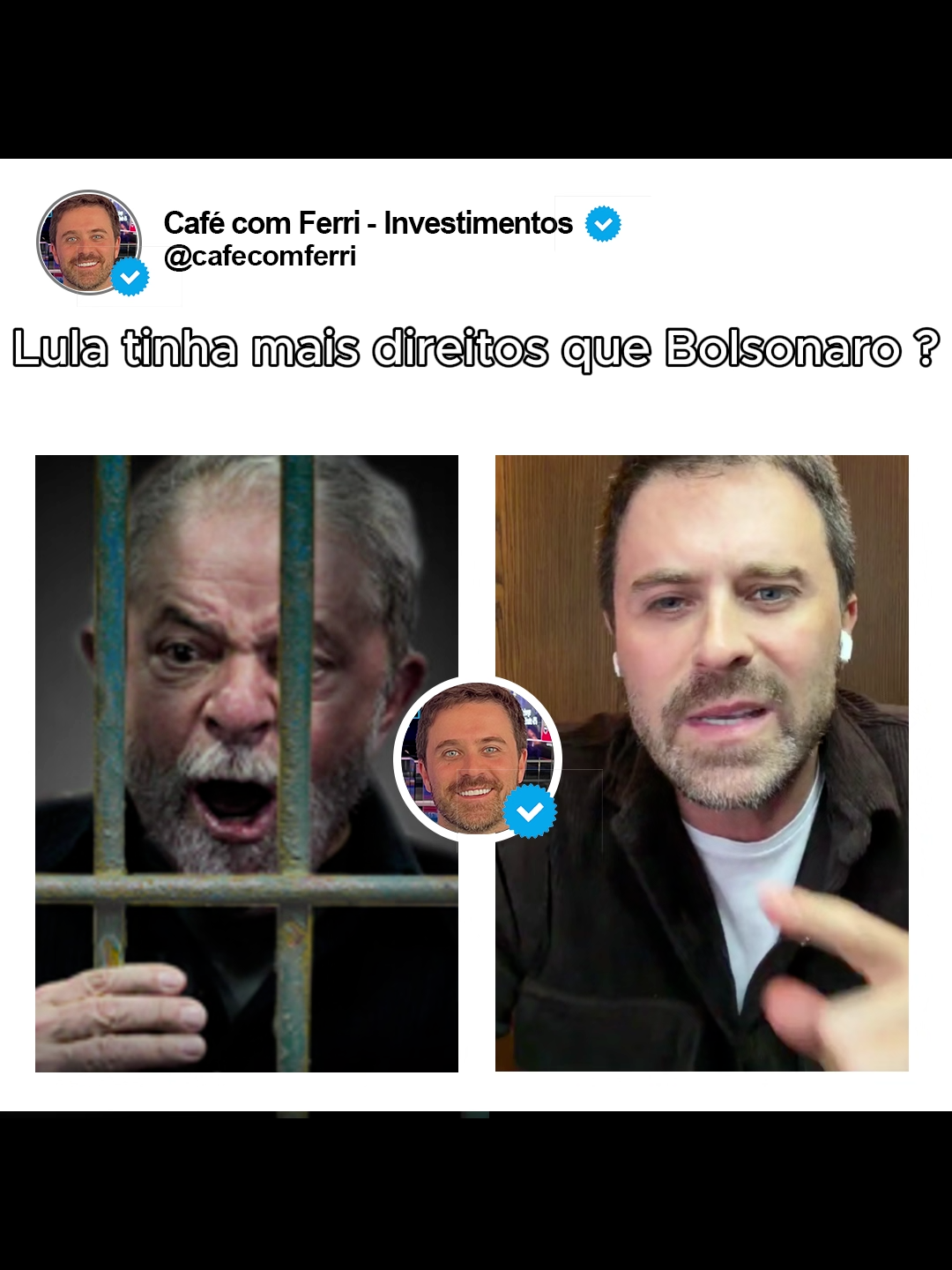quando Lula estava preso ele tinha mais direitos que Bolsonaro ? #Cafécomferri #Clipfyleague #Clipfyferri @cafecomferri.cast