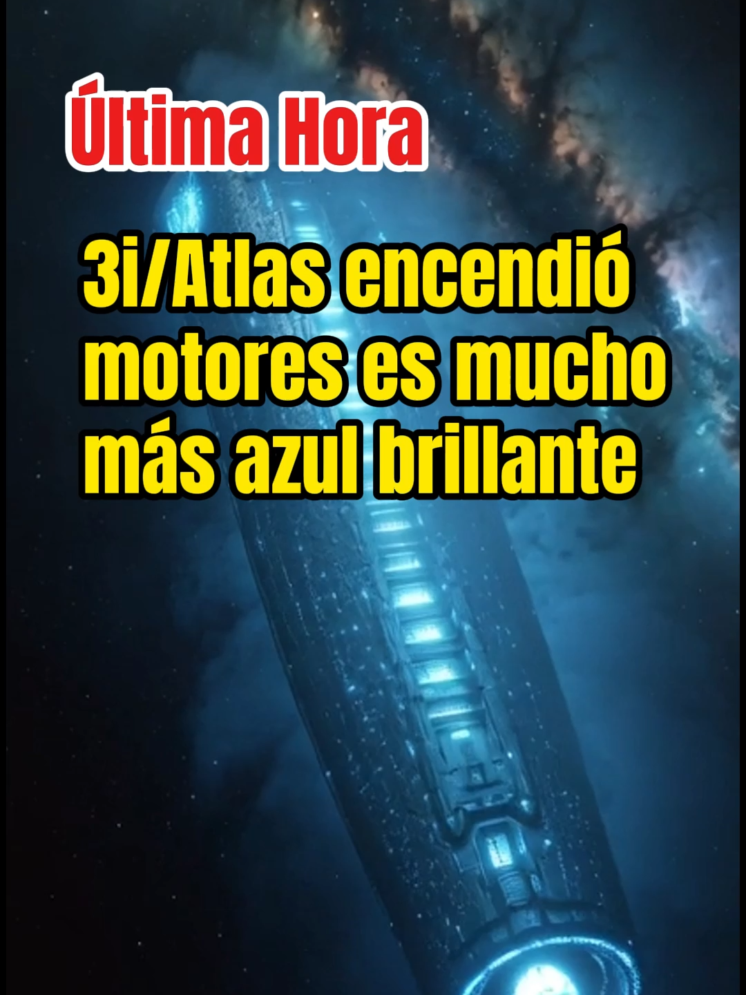 Es soprendendte pero 3I/Atlas encedió motores son de color azul intenso #ultimahora #estadosunidos #jesus #noticias #3iatlas #universe
