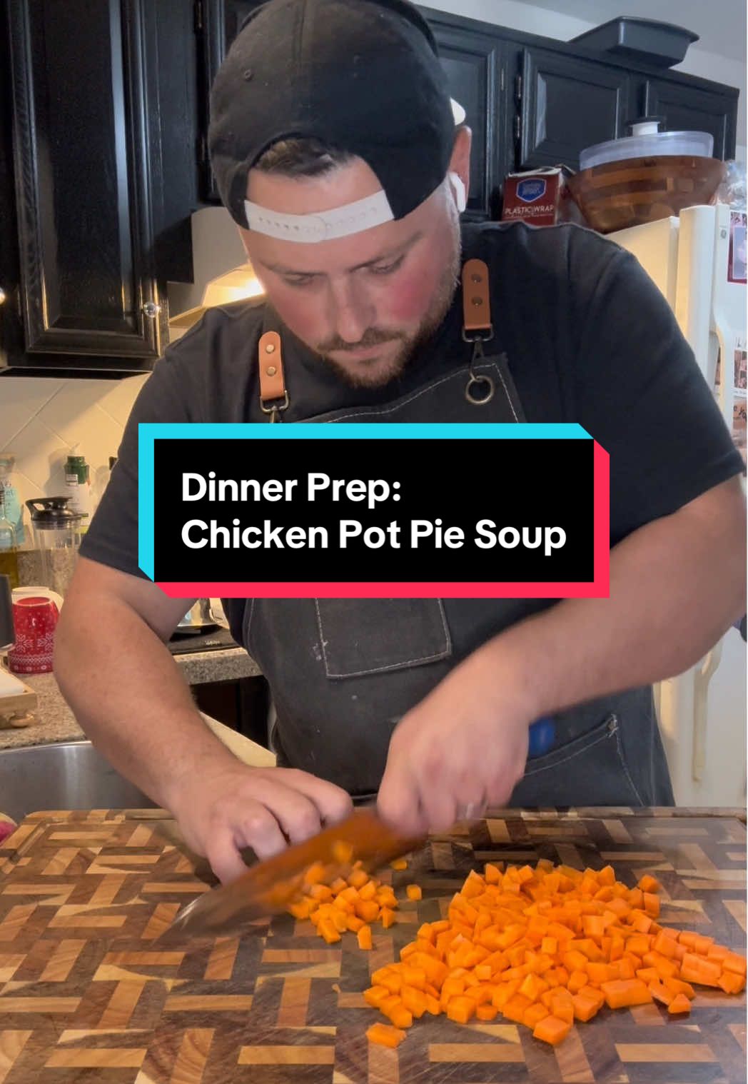 Dinner Prep: Chicken Pot Pie Soup! Check back tomorrow for the finished product and recipe! #chickenpotpiesoup #dinnerprep #mealprep #chickenpotpie #soup