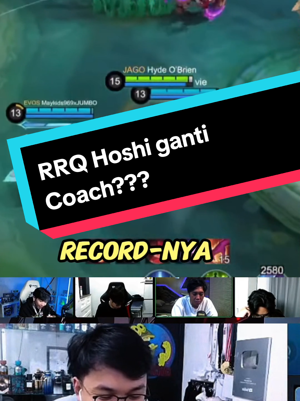 Real kah gess RRQ Hoshi ganti Coach?? Real kah??? #MLBB9TH #MLBB #planofpublisher #rrqhoshi 