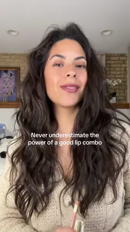 Lip combo of the season 🍂 #lipcbombo #makeup #makeuptransformation #fallmakeup #lipstick 