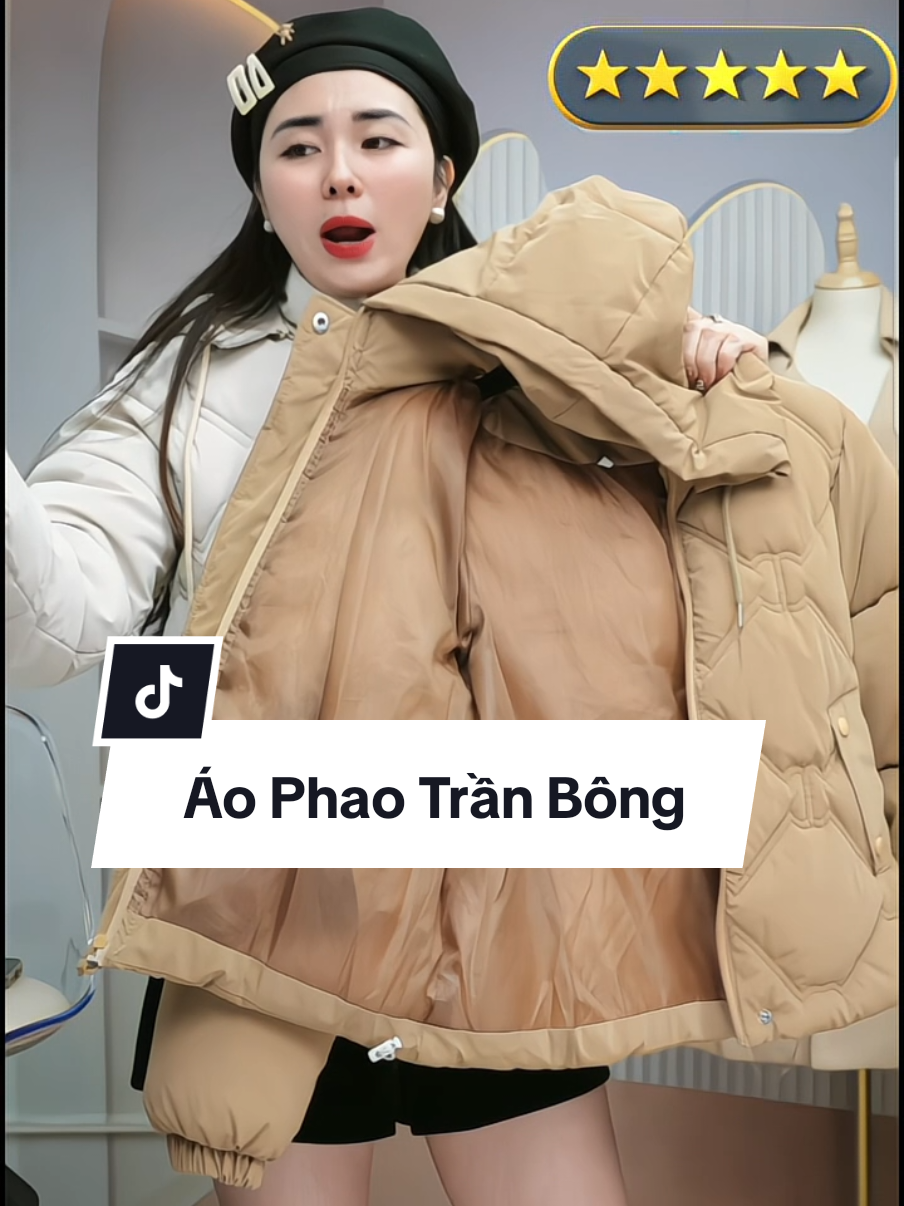 Áo phao trần bông  #aophao #aophaotranbong #aophaonu 