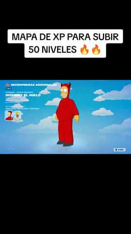 Como terminar el pase de los Simpson rápido 🔥Mapa de xp para subir 1Millon de experiencia 🔥 nuevo mapa de experiencia para completar lo que te falte 🔥 subir de nivel 🔥mapa de fortnite 🔥no vas a llegar a tiempo #subirdenivel  #fortniteclips #mapadexp #fortnitemares mapa de exp para subir de nivel #xpmap 