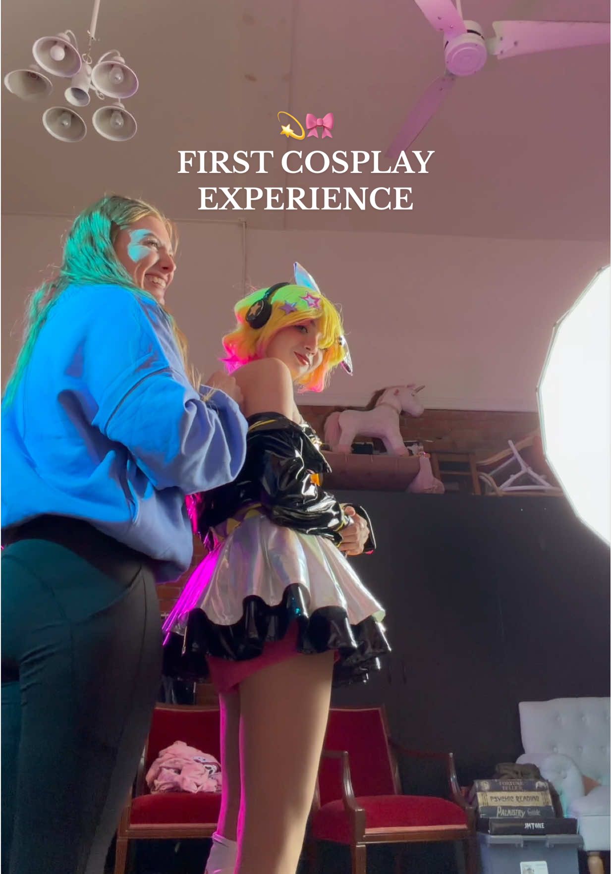 Our first experience was a DREAM 🥹 little planned “girl’s date” w/ my teenager for her FIRST photoshoot in FULL cosplay  💫 @Bloom Nutrition #momager #cosplay #bloompartner #wig #girlsdate 