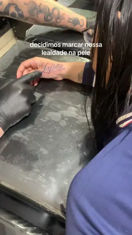 te amo, amo nossa amizade e nossa lealdade. #fy #loyalty #tattoo 