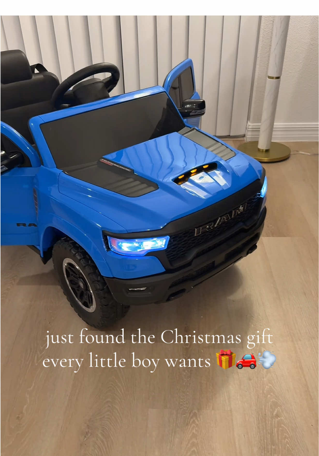 The ultimate Christmas gift every kid dreams of 🎁🚙 Licensed Dodge RAM 1500 ride-on truck, real key start, Bluetooth, remote control & 4-wheel suspension! On sale for TikTok Shop Black Friday 🎅🔥 #TikTokShopBlackFriday #ChristmasGiftIdeas #RideOnTruck #HolidayDeals #viraltoy 