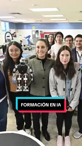 En el Tecnológico Nacional de México presentamos el Centro Público de Formación en Inteligencia Artificial; certificará conocimientos tecnológicos y digitales mediante cursos presenciales o virtuales. La educación es un derecho; que vivan las y los jóvenes estudiantes. #tec #educación #IA 